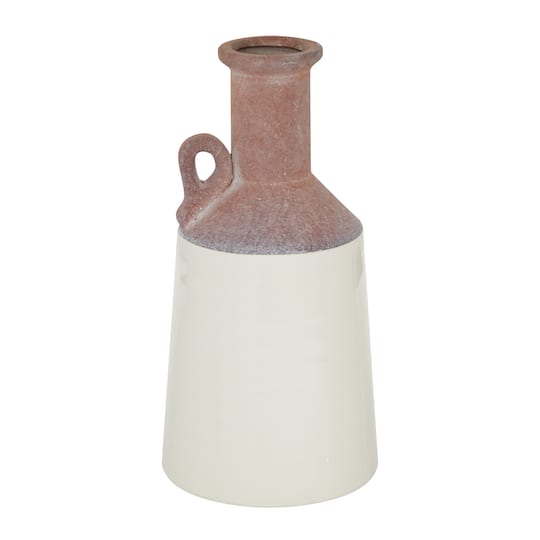 White Ceramic Farmhouse Vase